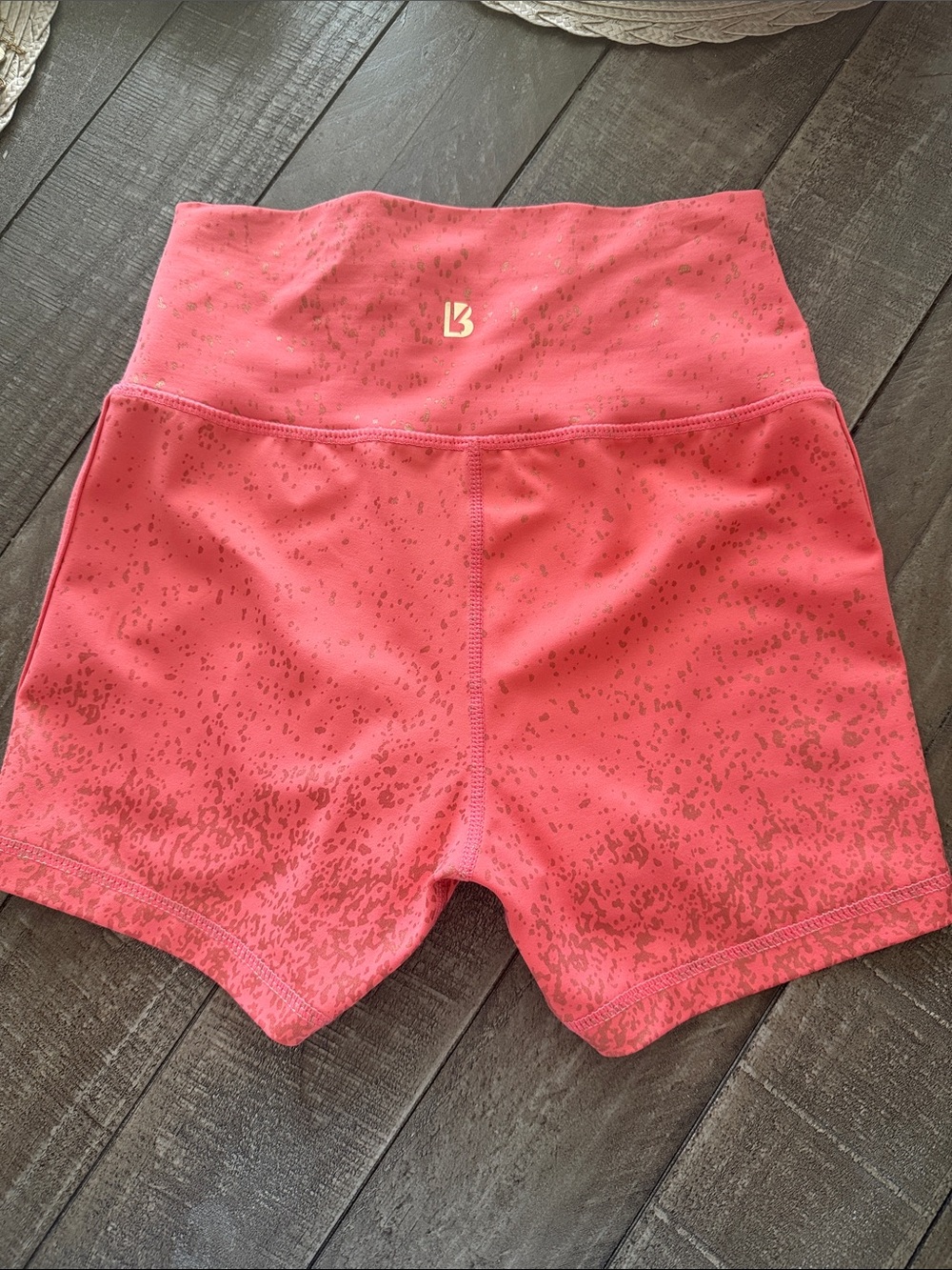 BuffBunny Pink High-Waist Bike Shorts